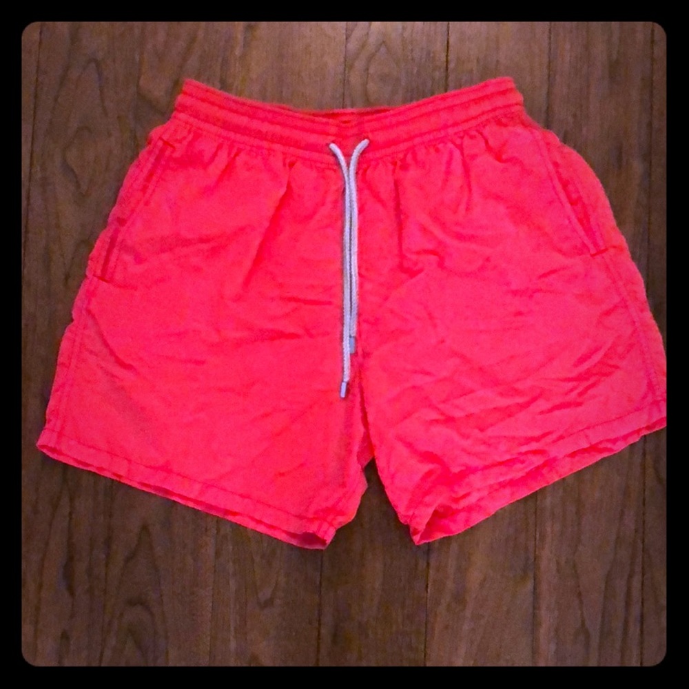 Bright Pink Vilebrequin swim trunks